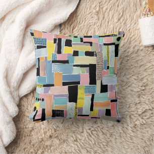 Kleurrijk Abstract Patchwork Patroon (2) Kussen