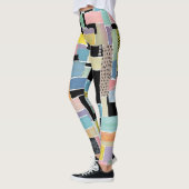 Kleurrijk Abstract Patchwork Patroon (2) Leggings (Links)