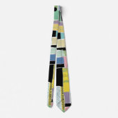 Kleurrijk Abstract Patchwork Patroon (2) Stropdas (Achterkant)