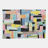 Kleurrijk Abstract Patchwork Patroon (2) Theedoek (Horizontaal)