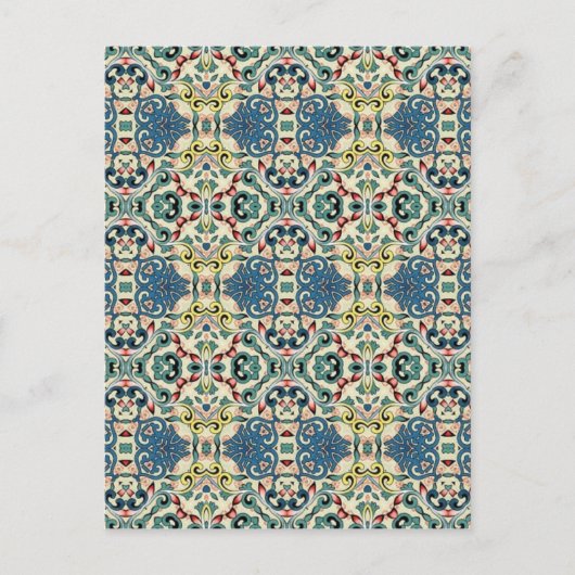 Kleurrijk Abstract patroon Briefkaart (Voorkant)