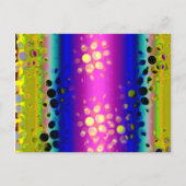 Kleurrijk Abstract patroon Briefkaart (Voorkant)