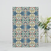 Kleurrijk Abstract patroon Briefpapier (Staand voorkant)