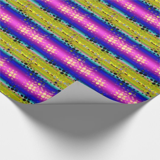 Kleurrijk Abstract patroon Cadeaupapier (Hoek)