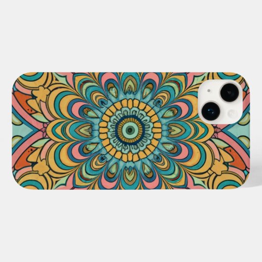 Kleurrijk Abstract patroon Case-Mate iPhone Case (Achterkant (horizontaal))