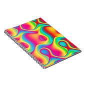 Kleurrijk Abstract patroon, echt origineel ontwerp Notitieboek (Rechterzijde)