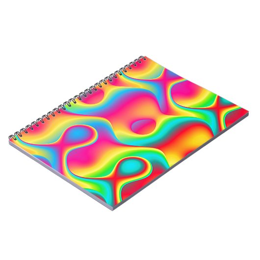 Kleurrijk Abstract patroon, echt origineel ontwerp Notitieboek (Linkerzijde)