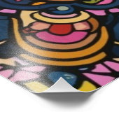 Kleurrijk Abstract patroon Foto Afdruk (Hoek)