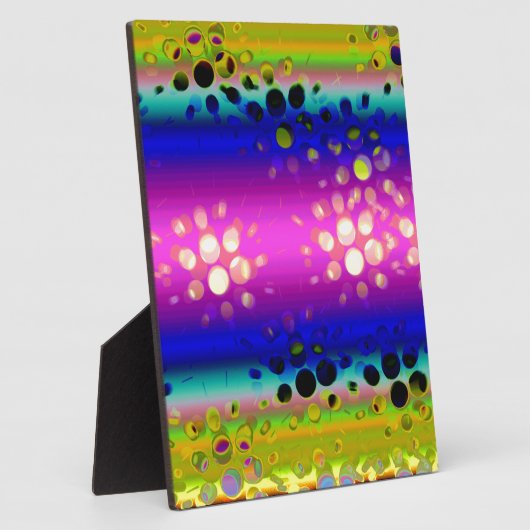 Kleurrijk Abstract patroon Fotoplaat (Zijkant)