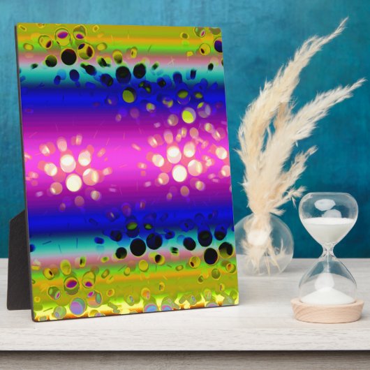 Kleurrijk Abstract patroon Fotoplaat (Zijkant)