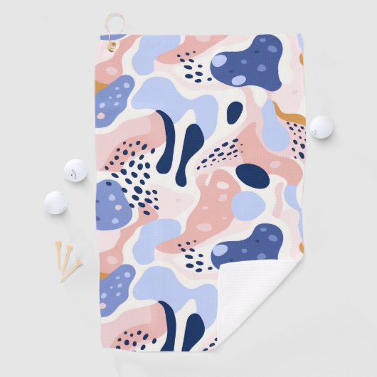 Kleurrijk Abstract patroon Golfhanddoek (Insitu)