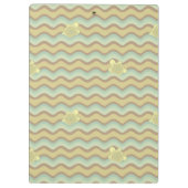 kleurrijk abstract patroon, golven klembord (Achterkant)