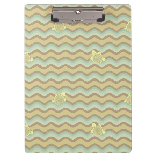 kleurrijk abstract patroon, golven klembord (Voorkant)