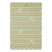 kleurrijk abstract patroon, golven mini klembord (Achterkant)