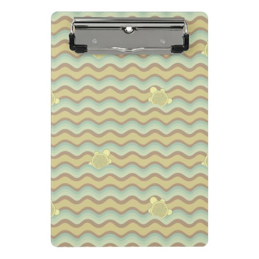 kleurrijk abstract patroon, golven mini klembord (Voorkant)