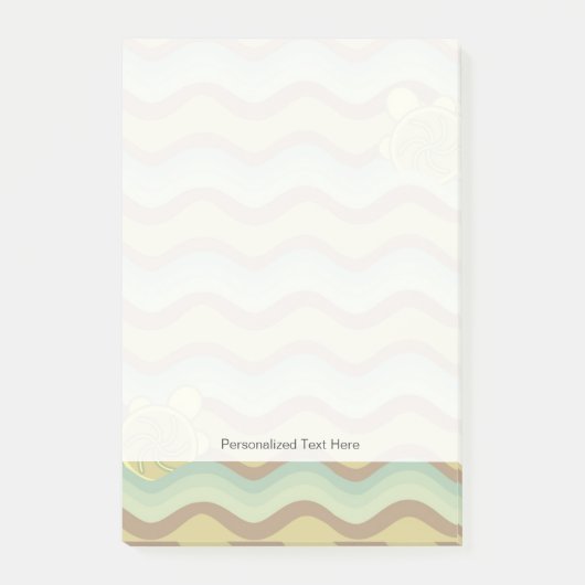 kleurrijk abstract patroon, golven post-it® notes (Voorkant)