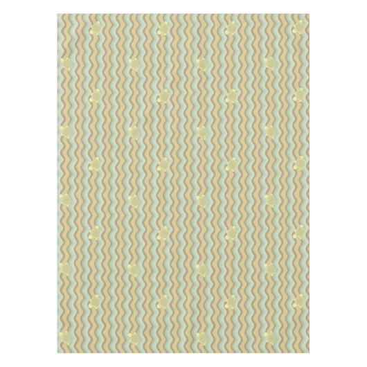 kleurrijk abstract patroon, golven tafelkleed (Voorkant)