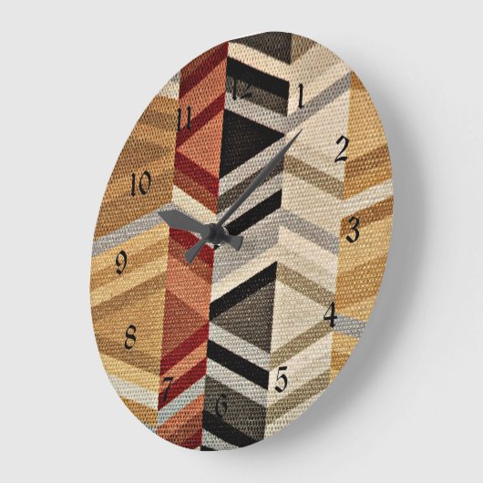 Kleurrijk Abstract patroon Grote Klok (Hoek)