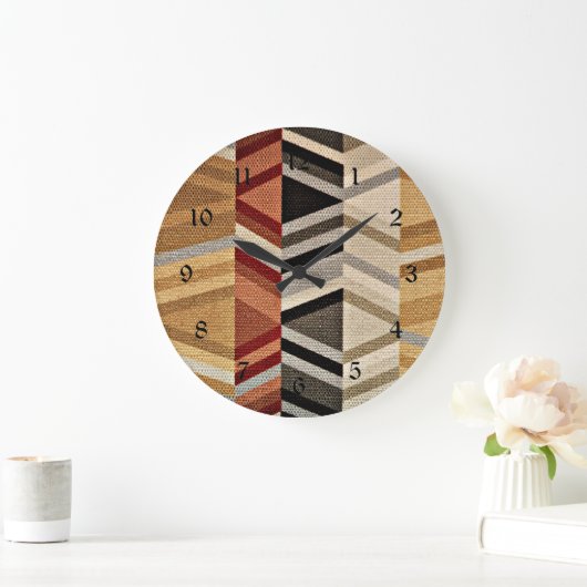 Kleurrijk Abstract patroon Grote Klok (Huis)