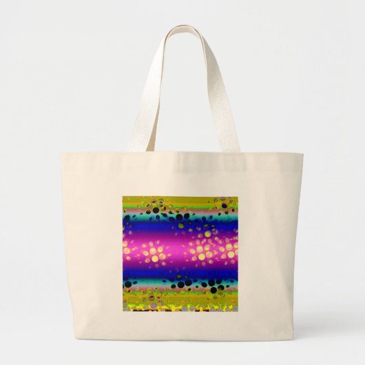 Kleurrijk Abstract patroon Grote Tote Bag (Voorkant)