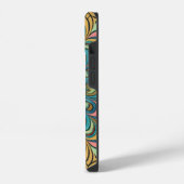 Kleurrijk Abstract patroon iPhone Hoesje (Linkerkant)