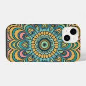 Kleurrijk Abstract patroon iPhone Hoesje (Achterkant horizontaal)