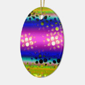 Kleurrijk Abstract patroon Keramisch Ornament (Links)