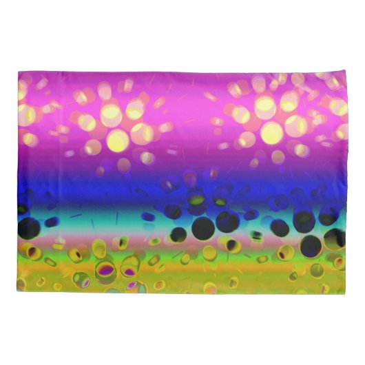 Kleurrijk Abstract patroon Kussensloop (Achterkant-Links)