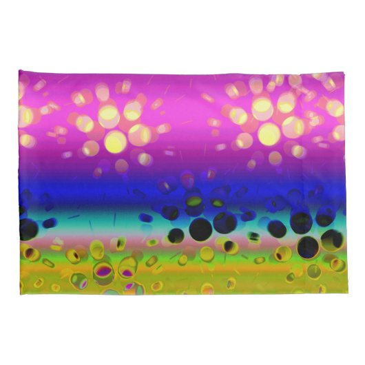 Kleurrijk Abstract patroon Kussensloop (Achterkant-Rechts)