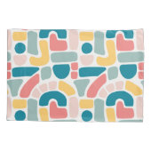 Kleurrijk Abstract patroon Kussensloop (Achterkant-Links)