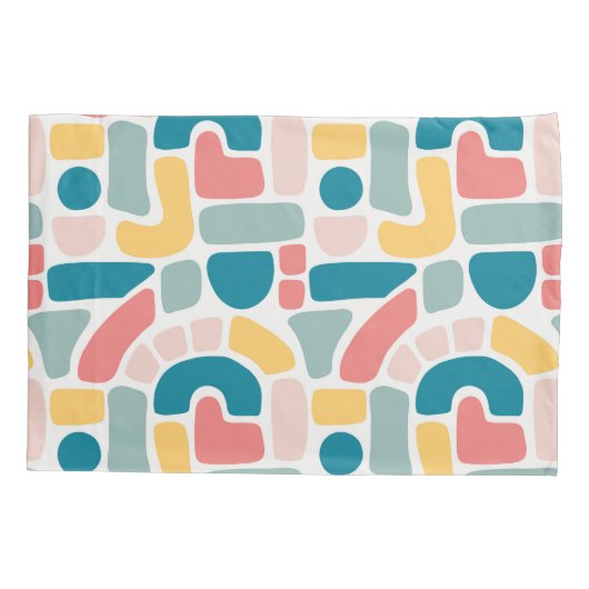 Kleurrijk Abstract patroon Kussensloop (Achterkant-Links)