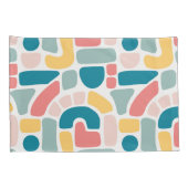 Kleurrijk Abstract patroon Kussensloop (Achterkant-Rechts)