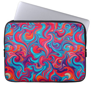 Kleurrijk Abstract Patroon Laptop Sleeve