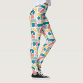 Kleurrijk Abstract patroon Leggings (Rechts)