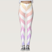 Kleurrijk Abstract patroon Leggings (Voorkant)