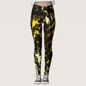 Kleurrijk Abstract patroon Leggings (Voorkant)