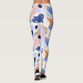 Kleurrijk Abstract patroon Leggings (Achterkant)