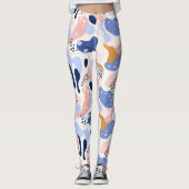 Kleurrijk Abstract patroon Leggings (Voorkant)