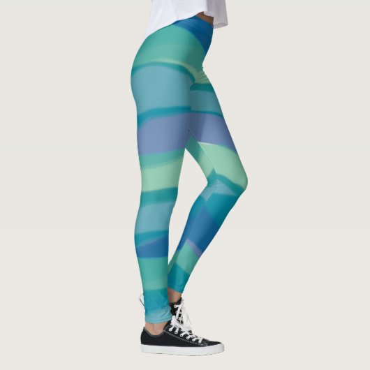 Kleurrijk Abstract patroon Leggings (Rechts)