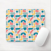 Kleurrijk Abstract patroon Muismat (Met muis)