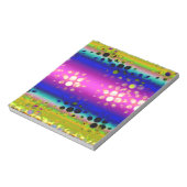 Kleurrijk Abstract patroon Notitieblok (Linkerzijde)