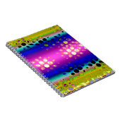 Kleurrijk Abstract patroon Notitieboek (Rechterzijde)