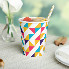 Kleurrijk Abstract patroon Papieren Bekers