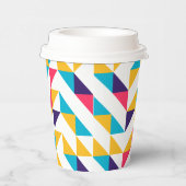 Kleurrijk Abstract patroon Papieren Bekers (Rechts)