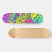 kleurrijk Abstract patroon Persoonlijk Skateboard (Horizontaal)
