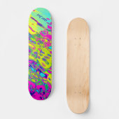 kleurrijk Abstract patroon Persoonlijk Skateboard (Voorkant)