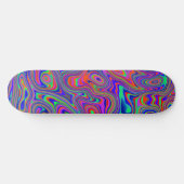 Kleurrijk Abstract patroon Persoonlijk Skateboard (Horizontaal)