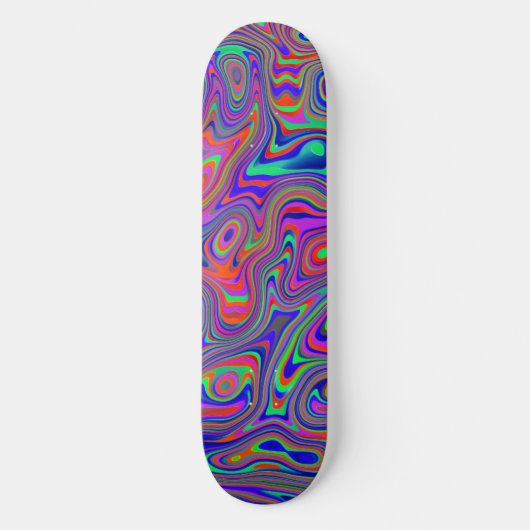 Kleurrijk Abstract patroon Persoonlijk Skateboard (Voorkant)