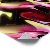 Kleurrijk Abstract patroon Poster (Hoek)