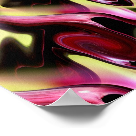 Kleurrijk Abstract patroon Poster (Hoek)